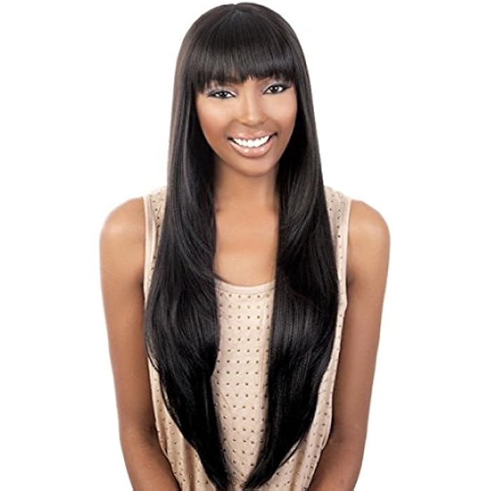 DILLARDS Fashion Exotic Elegant Long Straight Wigs For Women Black Sw0217 - Image 3